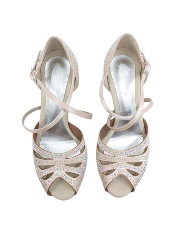 Plesni čevlji z okrasnimi kamni L44