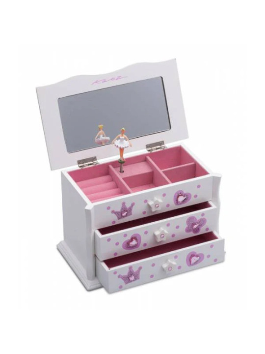 Wooden Music Jewellery Box